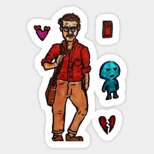 HER, Joaquin Phoenix, Spike Jonze, Theodore Sticker